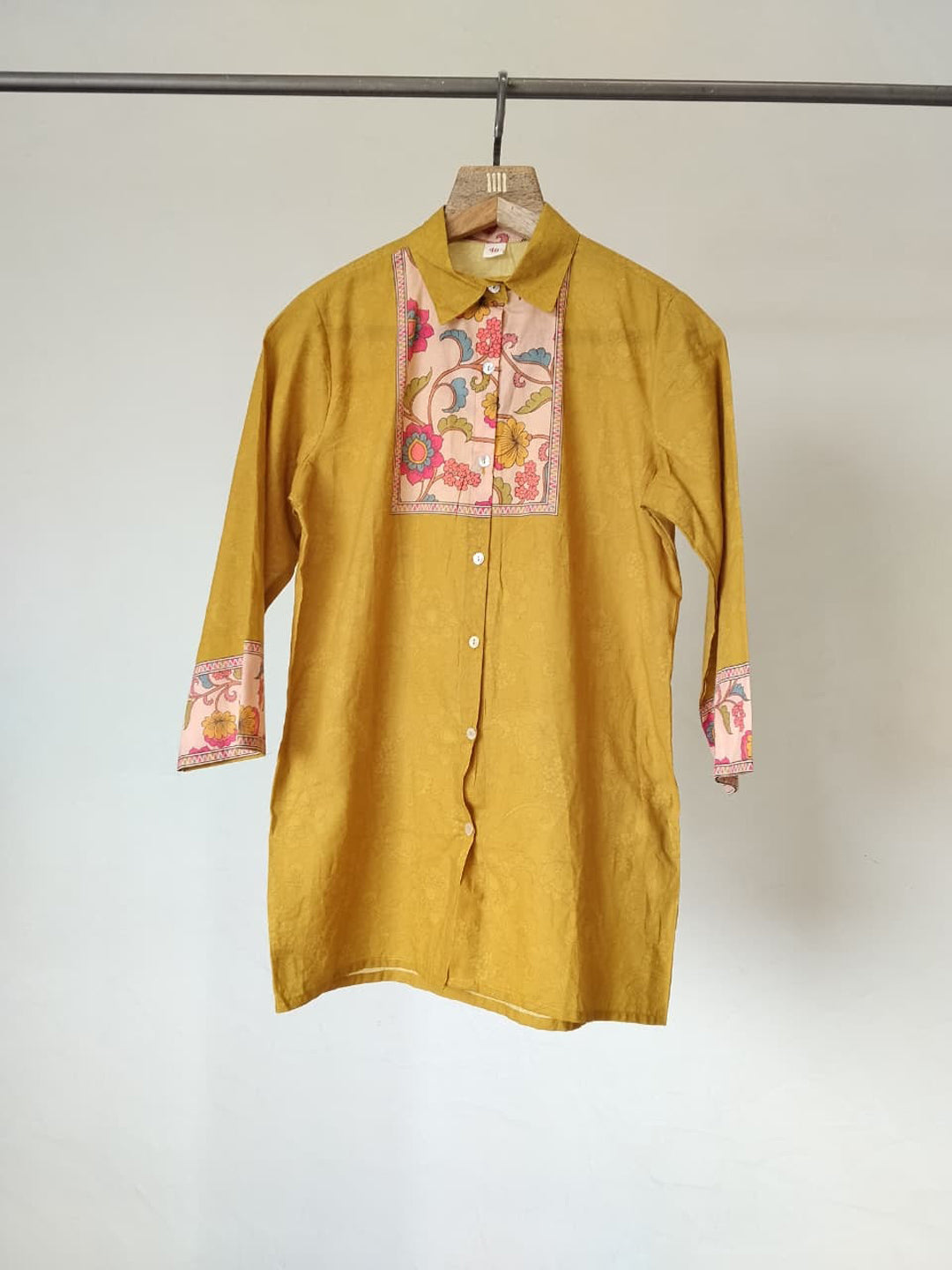 Mustard Cotton Shirt