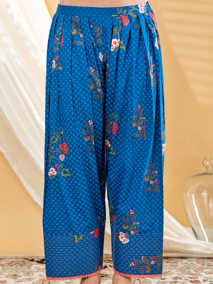 Blue Farshi Suit