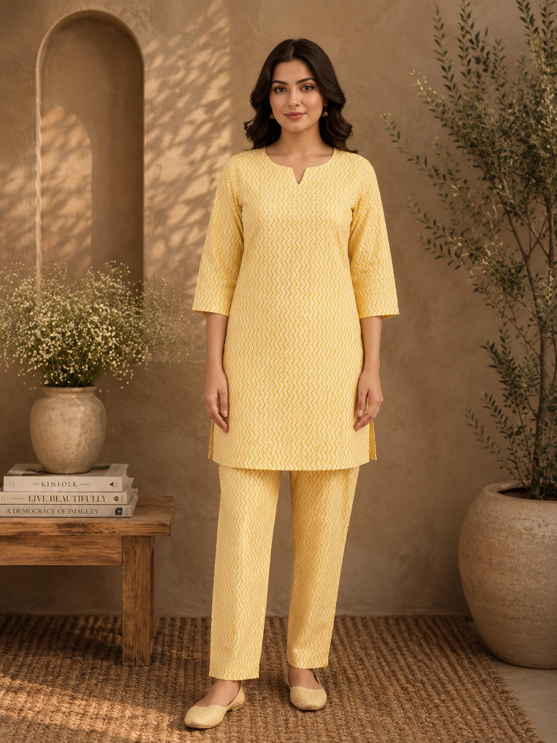 Chevron Yellow Co-ord set