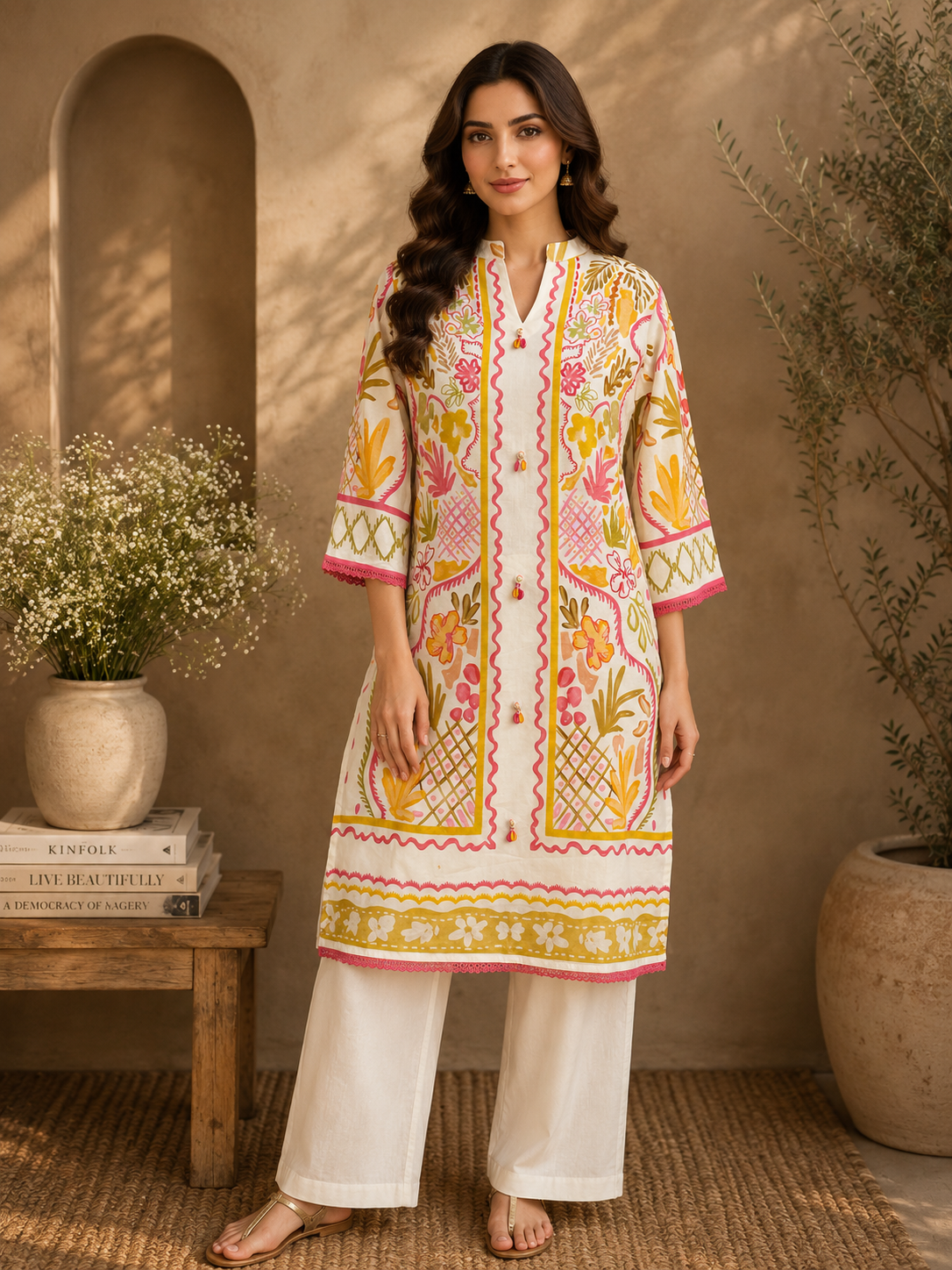 Summer Palette Kurta Set