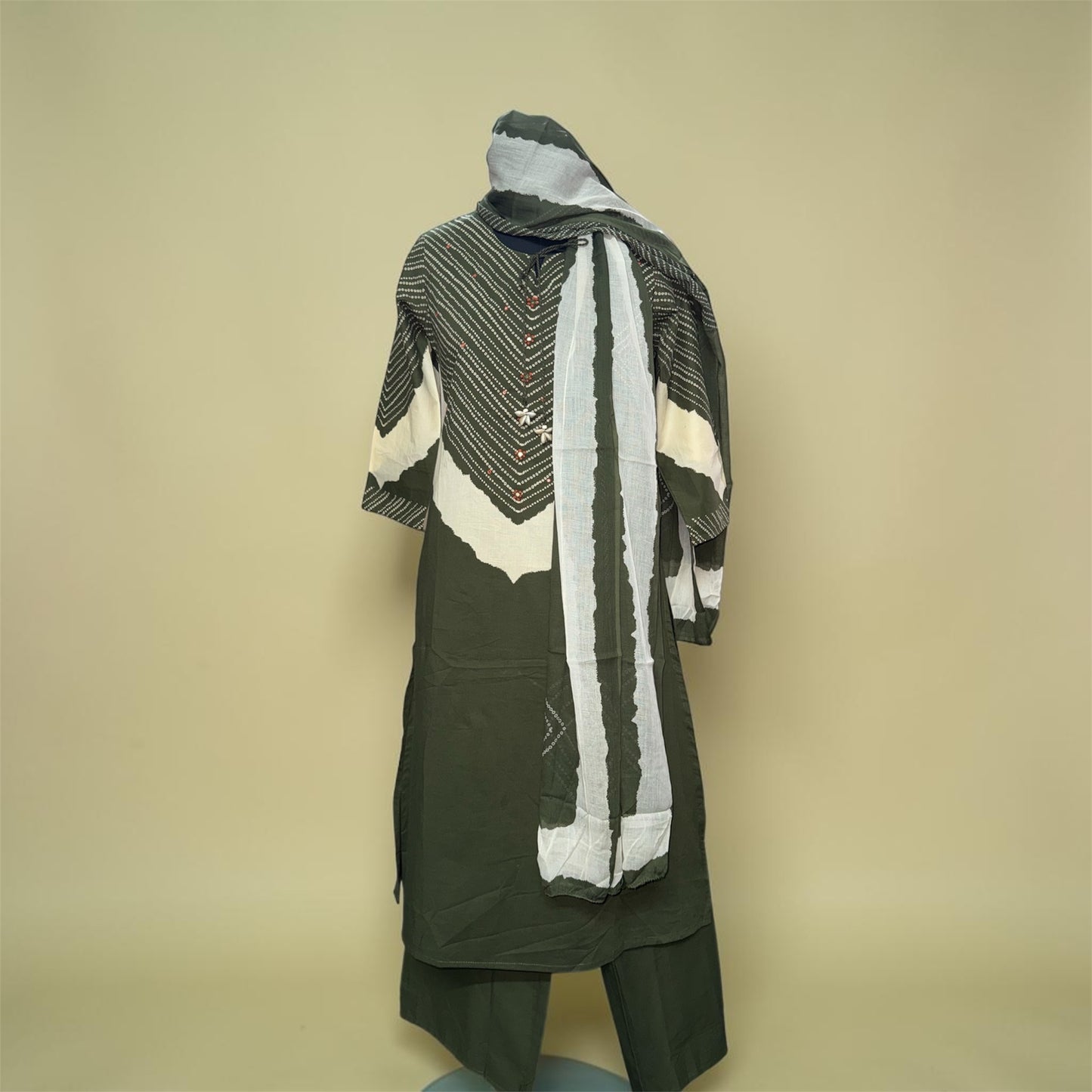 Olive Green Suit Set